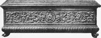 An illustration from Interiors, fireplaces, & fvrnitvre of the Italian renaissance (1916)
