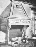 An illustration from Interiors, fireplaces, & fvrnitvre of the Italian renaissance (1916)