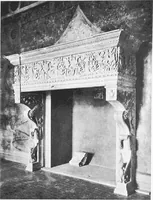 An illustration from Interiors, fireplaces, & fvrnitvre of the Italian renaissance (1916)