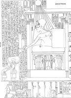 An illustration from The rock tombs of El Amarna .. (1903)