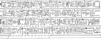 An illustration from The rock tombs of El Amarna .. (1903)