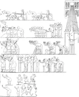 An illustration from The rock tombs of El Amarna .. (1903)