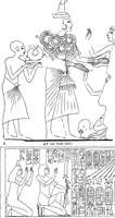 An illustration from The rock tombs of El Amarna .. (1903)