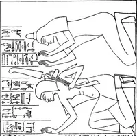 An illustration from The rock tombs of El Amarna .. (1903)