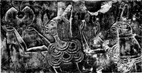 An illustration from The rock tombs of El Amarna .. (1903)