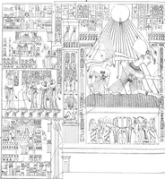 An illustration from The rock tombs of El Amarna .. (1903)