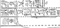 An illustration from The rock tombs of El Amarna .. (1903)