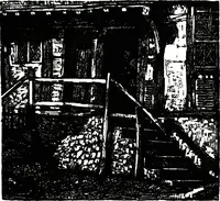An illustration from Modern woodcuts and lithographs by British and French artists (1919)