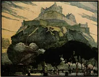 Picture 9 of 14 from Modern woodcuts and lithographs by British and French artists (1919), leaf 60