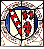 An illustration from A history of English glass-painting, with some remarks upon the Swiss glass miniatures of the sixteenth and seventeenth centuries (1912)
