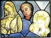 An illustration from A history of English glass-painting, with some remarks upon the Swiss glass miniatures of the sixteenth and seventeenth centuries (1912)