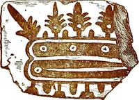 An illustration from Italian ceramic art : The maiolica pavement tiles of the fifteenth century (1902)