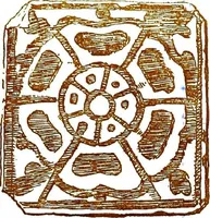 An illustration from Italian ceramic art : The maiolica pavement tiles of the fifteenth century (1902)