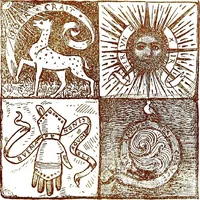 Picture 89 of 92 from Italian ceramic art : The maiolica pavement tiles of the fifteenth century (1902), leaf 111