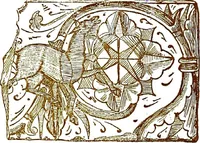 An illustration from Italian ceramic art : The maiolica pavement tiles of the fifteenth century (1902)