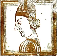 An illustration from Italian ceramic art : The maiolica pavement tiles of the fifteenth century (1902)