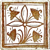 An illustration from Italian ceramic art : The maiolica pavement tiles of the fifteenth century (1902)