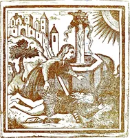 An illustration from Italian ceramic art : The maiolica pavement tiles of the fifteenth century (1902)