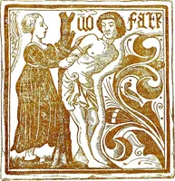 An illustration from Italian ceramic art : The maiolica pavement tiles of the fifteenth century (1902)