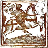 An illustration from Italian ceramic art : The maiolica pavement tiles of the fifteenth century (1902)