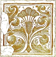 An illustration from Italian ceramic art : The maiolica pavement tiles of the fifteenth century (1902)