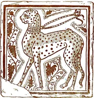 An illustration from Italian ceramic art : The maiolica pavement tiles of the fifteenth century (1902)