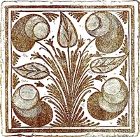 An illustration from Italian ceramic art : The maiolica pavement tiles of the fifteenth century (1902)