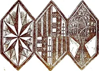 Picture 36 of 92 from Italian ceramic art : The maiolica pavement tiles of the fifteenth century (1902), leaf 63