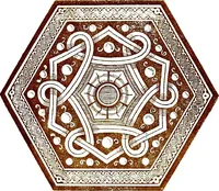 An illustration from Italian ceramic art : The maiolica pavement tiles of the fifteenth century (1902)
