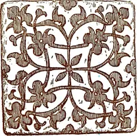 An illustration from Italian ceramic art : The maiolica pavement tiles of the fifteenth century (1902)
