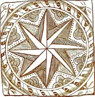 An illustration from Italian ceramic art : The maiolica pavement tiles of the fifteenth century (1902)