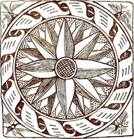An illustration from Italian ceramic art : The maiolica pavement tiles of the fifteenth century (1902)