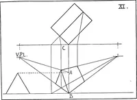 An illustration from Simplified mechanical perspective for the use of ... schools (1909)