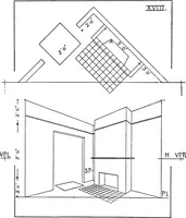 An illustration from Simplified mechanical perspective for the use of ... schools (1909)