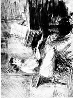 An illustration from Catalogue of sculpture by Prince Paul Troubetzkoy, exhibited by the American Numismatic Society at the Albright Art Gallery, March 27 to April 27; (1911)