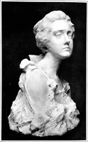 An illustration from Catalogue of sculpture by Prince Paul Troubetzkoy, exhibited by the American Numismatic Society at the Albright Art Gallery, March 27 to April 27; (1911)