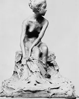 An illustration from Catalogue of sculpture by Prince Paul Troubetzkoy, exhibited by the American Numismatic Society at the Albright Art Gallery, March 27 to April 27; (1911)