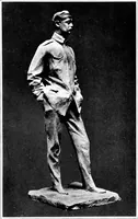 An illustration from Catalogue of sculpture by Prince Paul Troubetzkoy, exhibited by the American Numismatic Society at the Albright Art Gallery, March 27 to April 27; (1911)