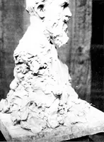 An illustration from Catalogue of sculpture by Prince Paul Troubetzkoy, exhibited by the American Numismatic Society at the Albright Art Gallery, March 27 to April 27; (1911)