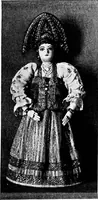 An illustration from Peasant art in Russia (1912)
