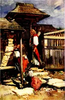 An illustration from Peasant art in Austria and Hungary (1911)