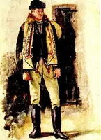 An illustration from Peasant art in Austria and Hungary (1911)
