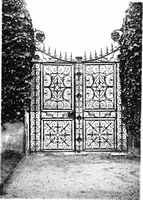 An illustration from English ironwork of the XVIIth & XVIIIth centuries; an historical & analytical account of the development of exterior smithcraft (1911)