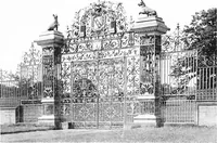 An illustration from English ironwork of the XVIIth & XVIIIth centuries; an historical & analytical account of the development of exterior smithcraft (1911)