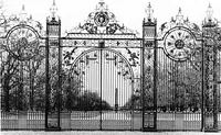 An illustration from English ironwork of the XVIIth & XVIIIth centuries; an historical & analytical account of the development of exterior smithcraft (1911)