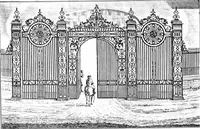 An illustration from English ironwork of the XVIIth & XVIIIth centuries; an historical & analytical account of the development of exterior smithcraft (1911)