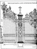 An illustration from English ironwork of the XVIIth & XVIIIth centuries; an historical & analytical account of the development of exterior smithcraft (1911)