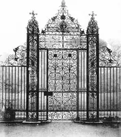 An illustration from English ironwork of the XVIIth & XVIIIth centuries; an historical & analytical account of the development of exterior smithcraft (1911)