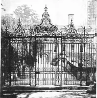 An illustration from English ironwork of the XVIIth & XVIIIth centuries; an historical & analytical account of the development of exterior smithcraft (1911)