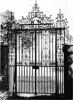 An illustration from English ironwork of the XVIIth & XVIIIth centuries; an historical & analytical account of the development of exterior smithcraft (1911)